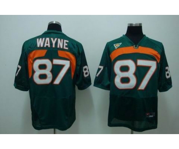 ncaa (miami hurricanes) #87 wayne green