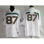 ncaa (miami hurricanes) #87 wayne white