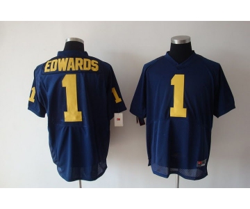 ncaa (michigan wolverines) #1 edwards blue