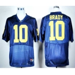 ncaa (michigan wolverines) #10 brady blue[nike]