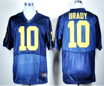 ncaa (michigan wolverines) #10 brady blue[nike]