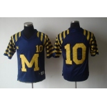 ncaa (michigan wolverines) #10 brady m&n blue