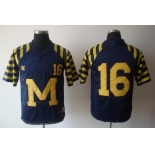 ncaa (michigan wolverines) #16 robinson blue