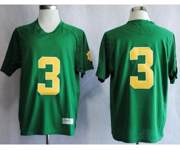 ncaa norte dame fighting irish #3 joe montana green[2013]