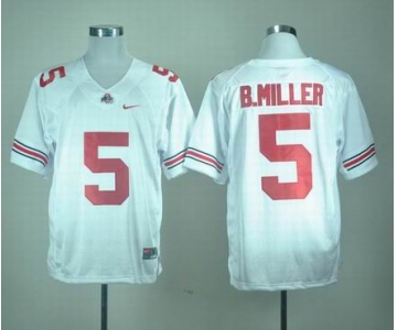 ncaa ohio state buckeyes #5 b.miller white