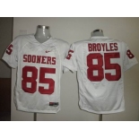 ncaa (oklahoma sooners) #85 broyles white