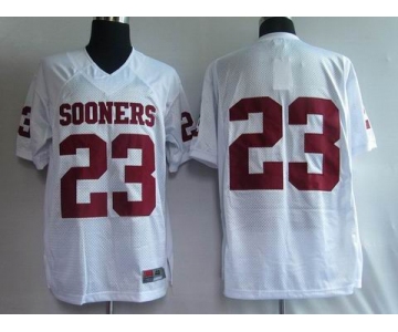 ncaa (oklahoma sooners)#23 white