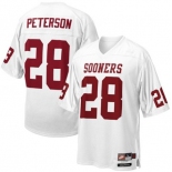 ncaa (oklahoma sooners)#28 peterson white