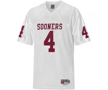 ncaa (oklahoma sooners)#4 white