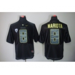 ncaa oregon ducks #8 marcus mariota black