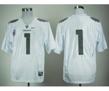 ncaa oregon ducks lamichael #1 white