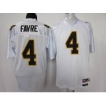 ncaa southern mississippi golden eagles #4 favre white