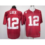 ncaa stanford cardinals #12 andrew luck red