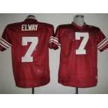 ncaa stanford cardinals #7 elway red