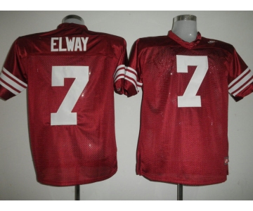 ncaa stanford cardinals #7 elway red