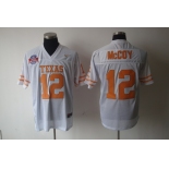 ncaa (texas) #12 mccoy white