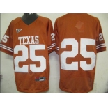 ncaa (texas) jerseys #25 orange m&n