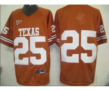 ncaa (texas) jerseys #25 orange m&n