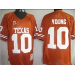 ncaa (texas longhorns) #10 young orange m&n 2005