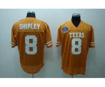 ncaa (texas longhorns) #8 shipley orange