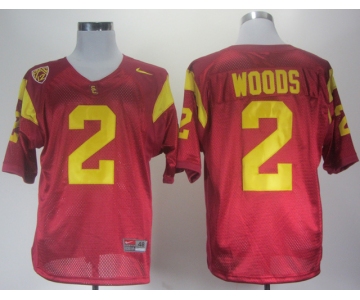 ncaa (usc trojans) #2 woods red