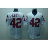 ncaa (usc trojans) #42 lott white