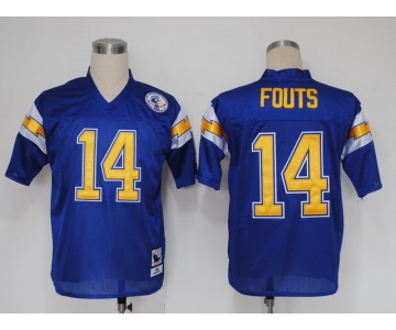 nfl jerseys san diego chargers #14 fouts blue