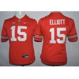 women ncaa jerseys ohio state buckeyes #15 elliott red