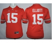 women ncaa jerseys ohio state buckeyes #15 elliott red