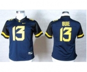 women ncaa jerseys virginia mountaineers #13 buie blue