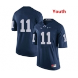 Youth Penn State Nittany Lions #11 Micah Parsons navy jersey without name