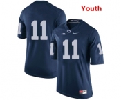 Youth Penn State Nittany Lions #11 Micah Parsons navy jersey without name