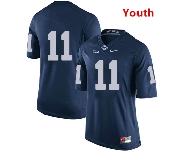 Youth Penn State Nittany Lions #11 Micah Parsons navy jersey without name