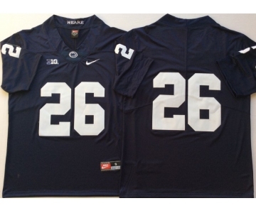 Youth Penn State Nittany Lions #26 Saquon Barkley Navy Youth College Football Jersey