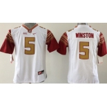 youth ncaa florida state seminoles #5 winston white[new]