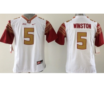 youth ncaa florida state seminoles #5 winston white[new]