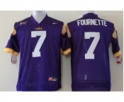 youth ncaa jerseys 2015 LSU tigers #7 fournette purple