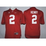 youth ncaa jerseys alabama crimson tide #2 henry red