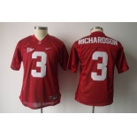 youth ncaa jerseys alabama crimson tide #3 richardson red