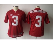 youth ncaa jerseys alabama crimson tide #3 richardson red