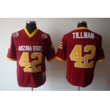 youth ncaa jerseys arizona state sun devils #42 tillman red