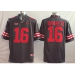 youth ncaa jerseys ohio state buckeyes #16 barrett black[red number]