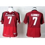 youth ncaa jerseys south carolina #7 clowney red