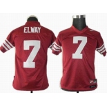 youth ncaa jerseys standford cardinals #7 elways red