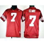 youth ncaa jerseys stanford cardinals #7 elway red