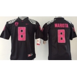 youth ncaa oregon ducks #8 marcus mariota black jersey