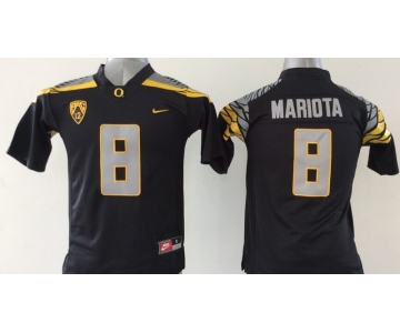 youth ncaa oregon ducks #8 marcus mariota black