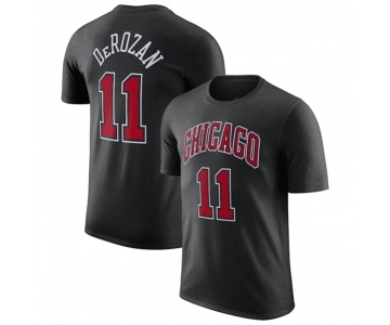 Men's Chicago Bulls #11 DeMar DeRozan Red 2022-23 Statement Edition Name & Number T-Shirt