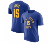 Men's Denver Nuggets #15 Nikola Jokic Royal 2022-23 Statement Edition Name & Number T-Shirt