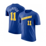 Men's Golden State Warriors #11 Klay Thompson Blue 2022-23 Name & Number T-Shirt